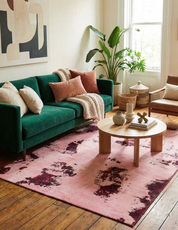 6' x 7' 10 Hand Knotted Ultra Vintage Persian Wool Rug