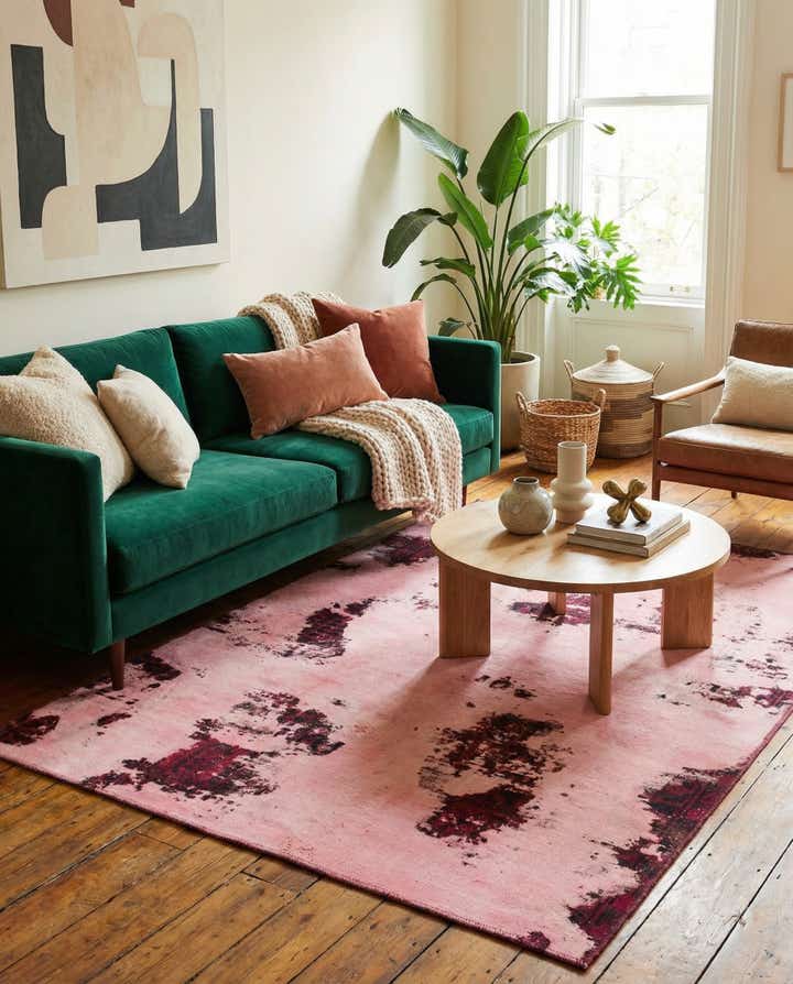 6' x 7' 10 Hand Knotted Ultra Vintage Persian Wool Rug