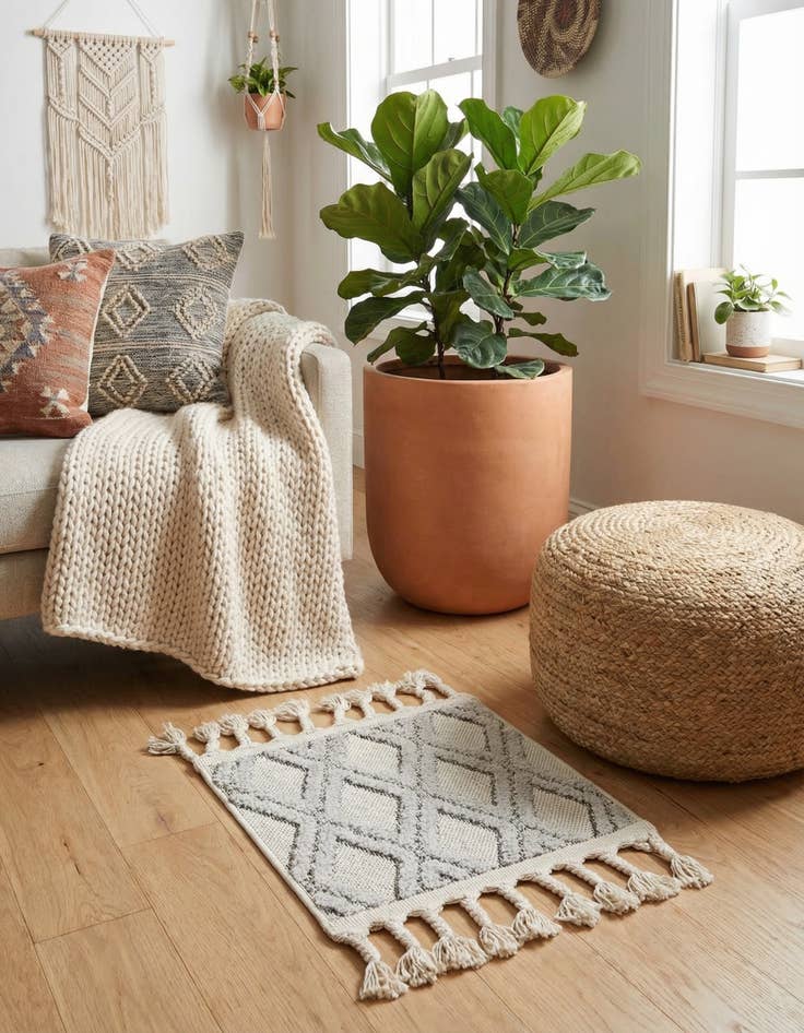 Detail image of 1' 4 x 1' 4 Arlo Sample Rug