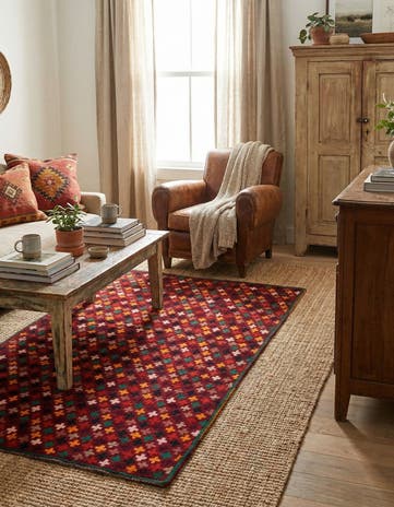 3' 10 x 6' Hand Knotted Balouch Wool Rug