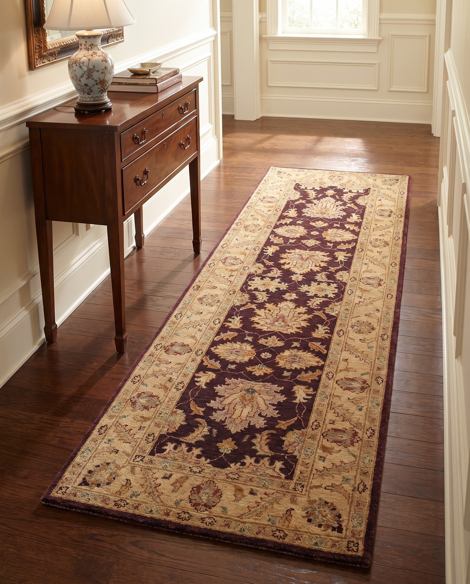 2' 8 x 8' 2 Hand Knotted Ziegler Runner Rug