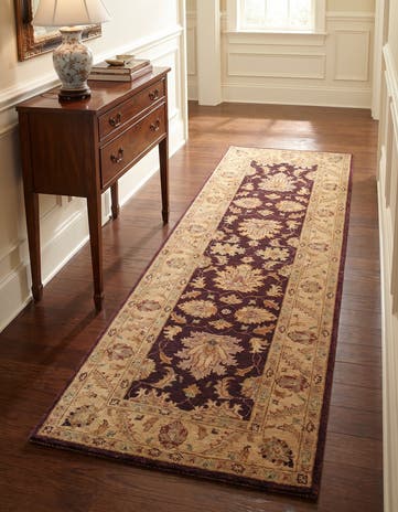 2' 8 x 8' 2 Hand Knotted Ziegler Runner Rug