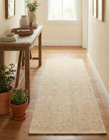 2' x 6' 1 Hand Woven Jill Zarin English Manor Wool Runner Rug