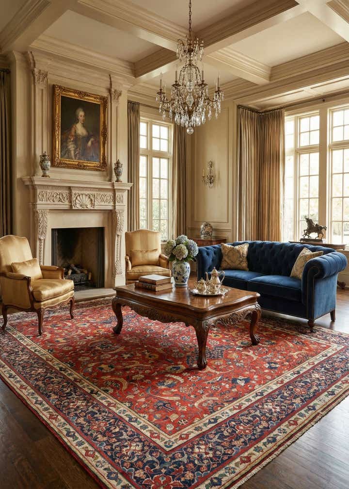 10' 8 x 13' 1 Isfahan Rug
