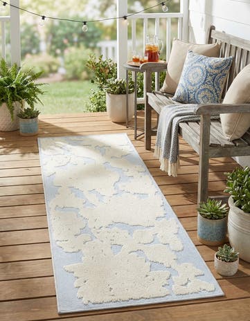 2' x 6' Easy-Clean Aruba Indoor / Outdoor Runner Rug