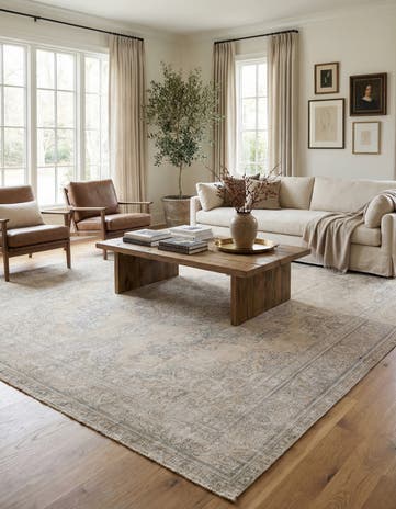 9' 8 x 12' 6 Hand Knotted Ultra Vintage Persian Wool Rug