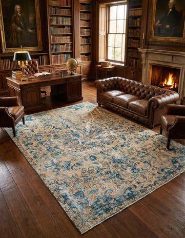 9' 8 x 11' 2 Hand Knotted Ultra Vintage Persian Wool Rug