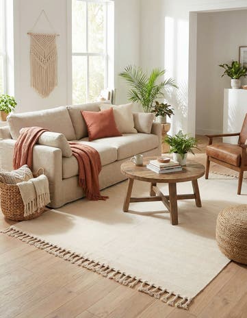 8' x 10' Hand Woven Chindi Cotton Rug