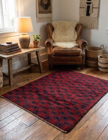 2' 10 x 4' 6 Hand Knotted Balouch Persian Wool Rug