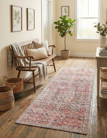 2' x 5' Washable Nostalgia Runner Rug