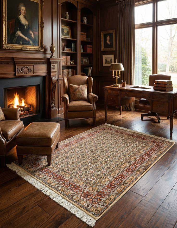 Detail image of 3' 4 x 5' Mood Wool Rug