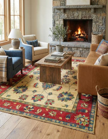 4' x 6' 8 Hand Knotted Kazak Rug