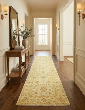 2' 8 x 16' 1 Hand Knotted Peshawar Ziegler Runner Rug