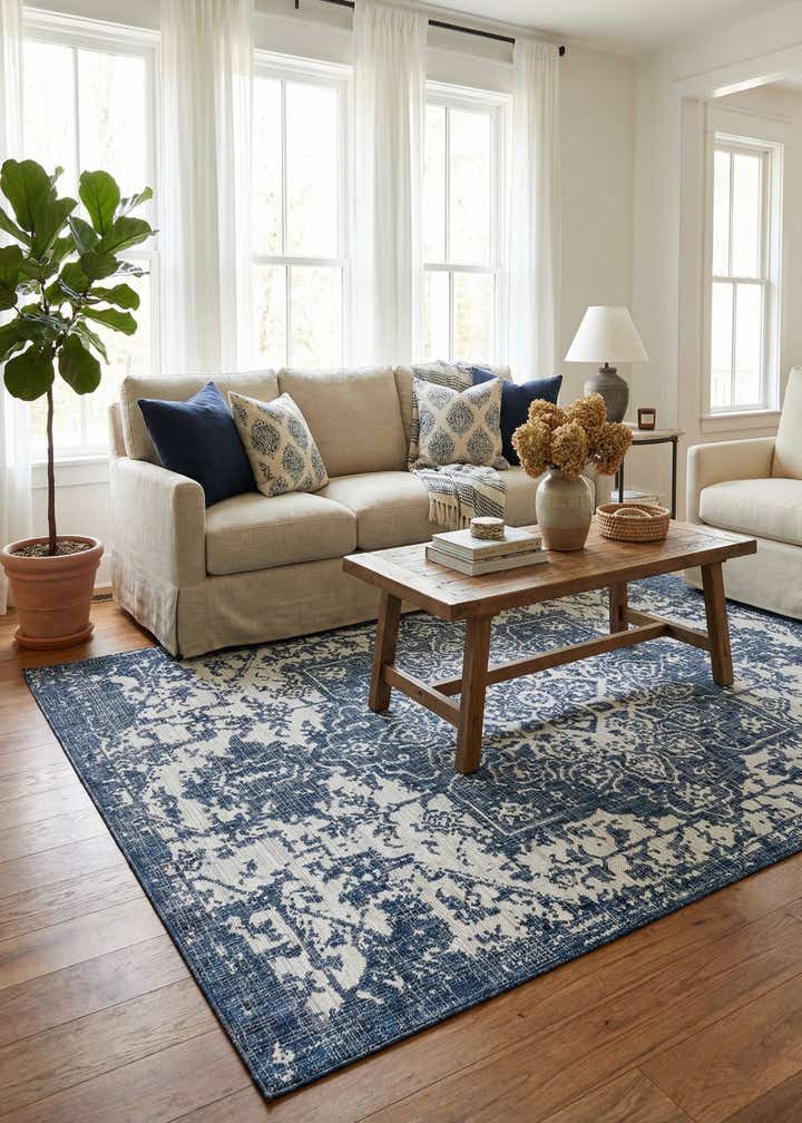6' x 9' Easy-Clean Jill Zarin Dubai Indoor / Outdoor Rug