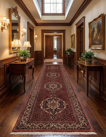2' 9 x 11' 5 Bidjar Wool Runner Rug