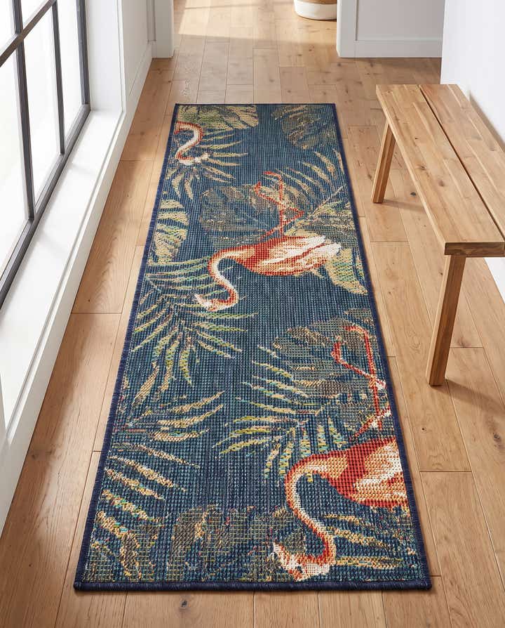 2' x 6' Easy-Clean Baja Indoor / Outdoor Runner Rug