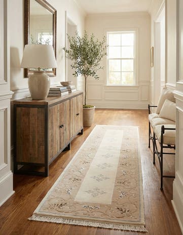 2' 9 x 9' 11 Hand Knotted Darya Wool Runner Rug