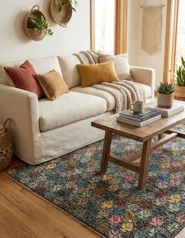 4' 1 x 6' Hand Knotted Darya Wool Rug