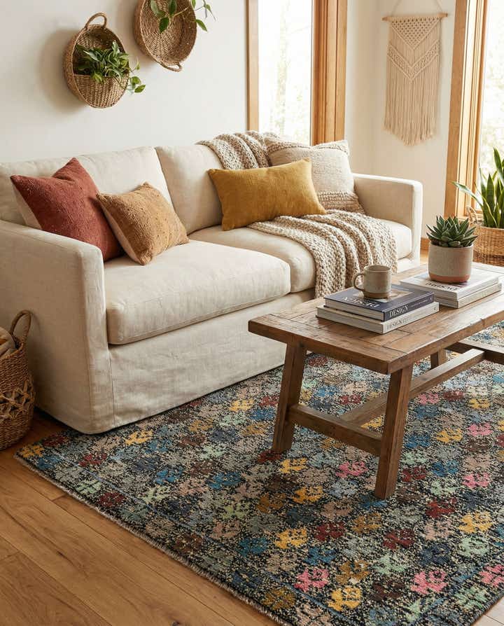 4' 1 x 6' Hand Knotted Darya Wool Rug