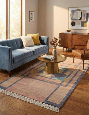 3' 6 x 6' 5 Hand Knotted Bokhara Oriental Wool Rug