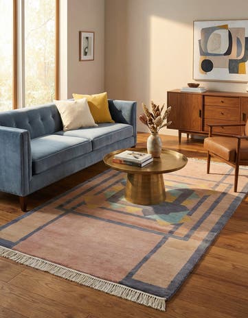 3' 6 x 6' 5 Hand Knotted Bokhara Oriental Wool Rug