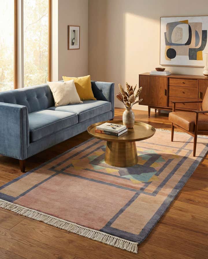3' 6 x 6' 5 Hand Knotted Bokhara Oriental Wool Rug