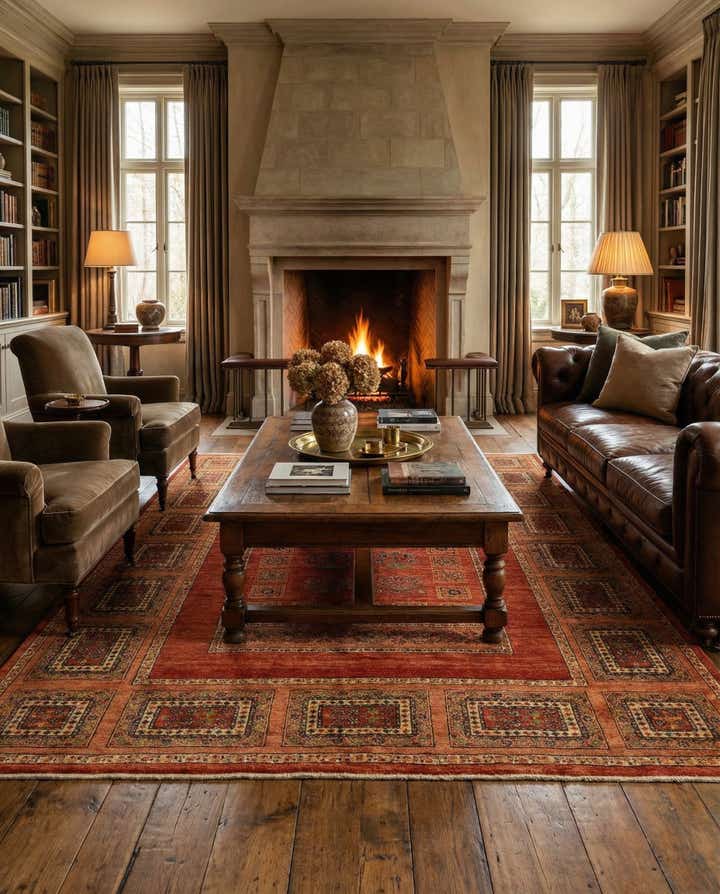 5' 7 x 7' 7 Luribaft Wool Rug