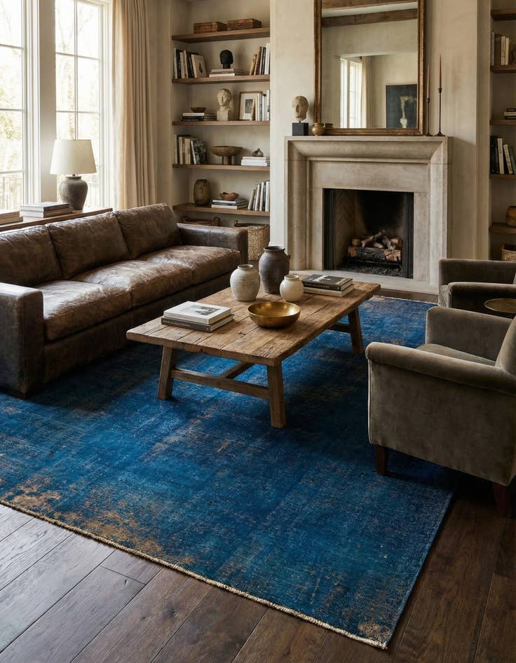 Detail image of 10' 2 x 12' 6  Hand Knotted Ultra Vintage Persian Wool Rug