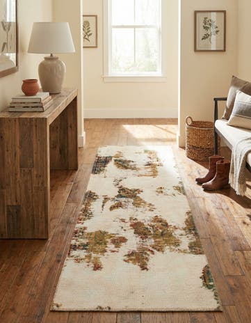 3' 2 x 8' 6 Hand Knotted Ultra Vintage Persian Wool Runner Rug