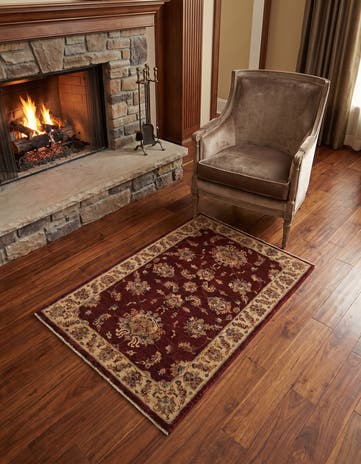 2' 11 x 4' 11 Hand Knotted Ziegler Rug