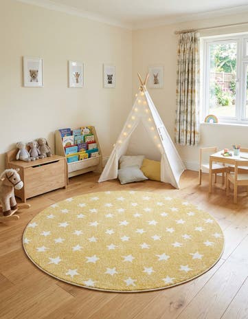 6' x 6' Whimsy Kids Round Rug