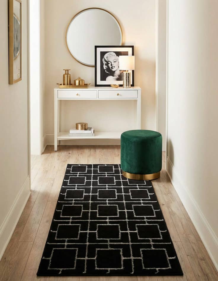 Detail image of 2' x 5'  Marilyn Monroe™ Glam Deco Runner Rug