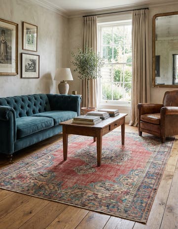 6' 5 x 9' 4 Ultra Vintage Wool Rug