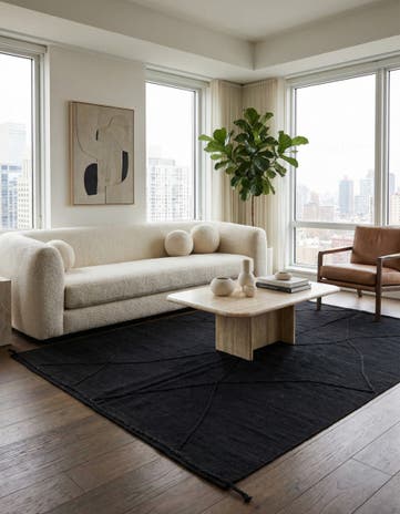 7' x 9' 10 Hand Woven Kilim Modern Wool Rug