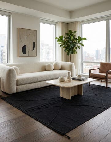 7' x 9' 10 Hand Woven Kilim Modern Wool Rug