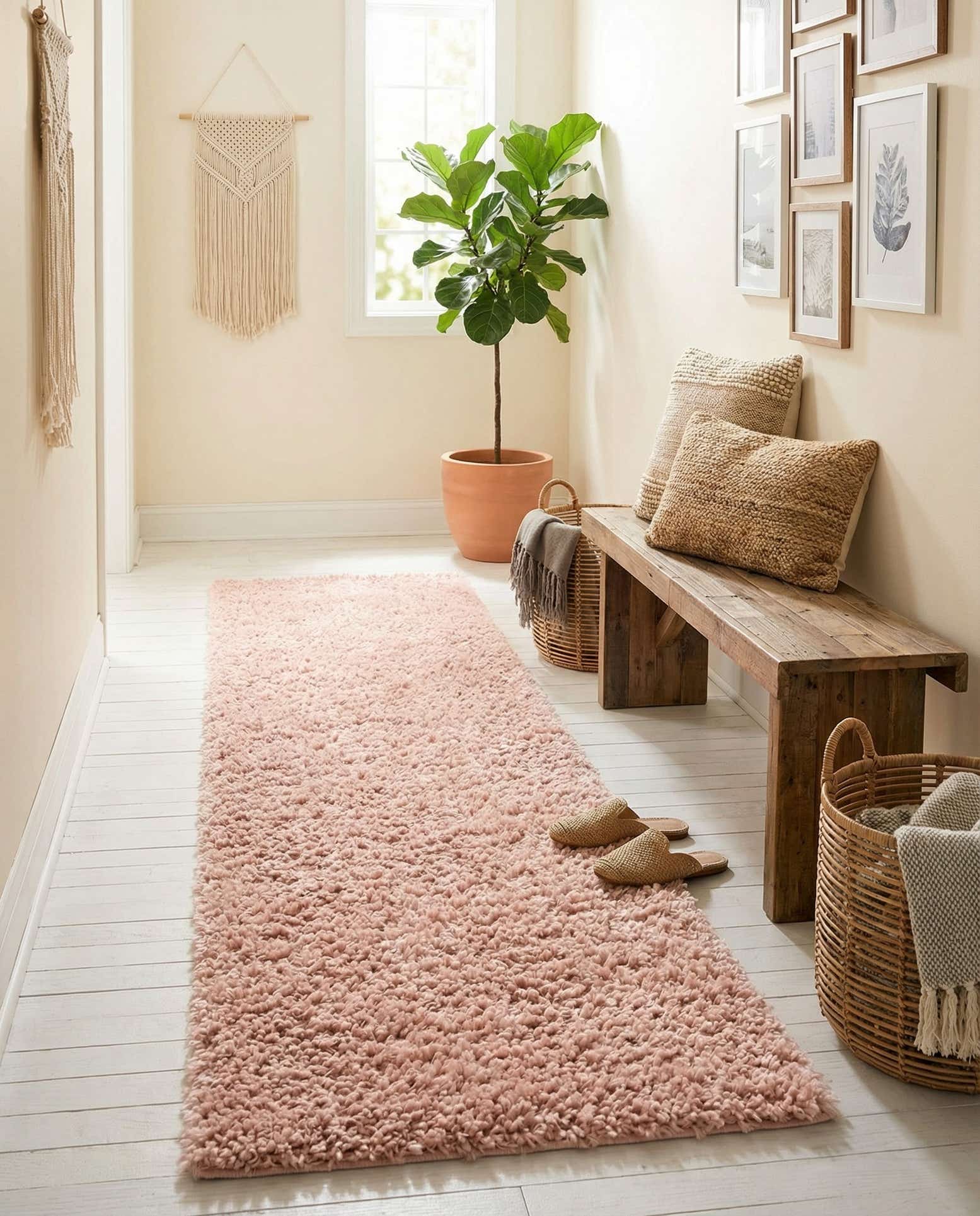 2' 7 x 13' Zermatt Shag Runner Rug