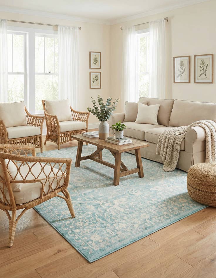 Detail image of  8' x 10' Modern Classical Rug