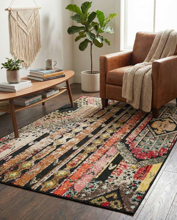 4' x 6' Easy-Clean Casablanca Indoor / Outdoor Rug