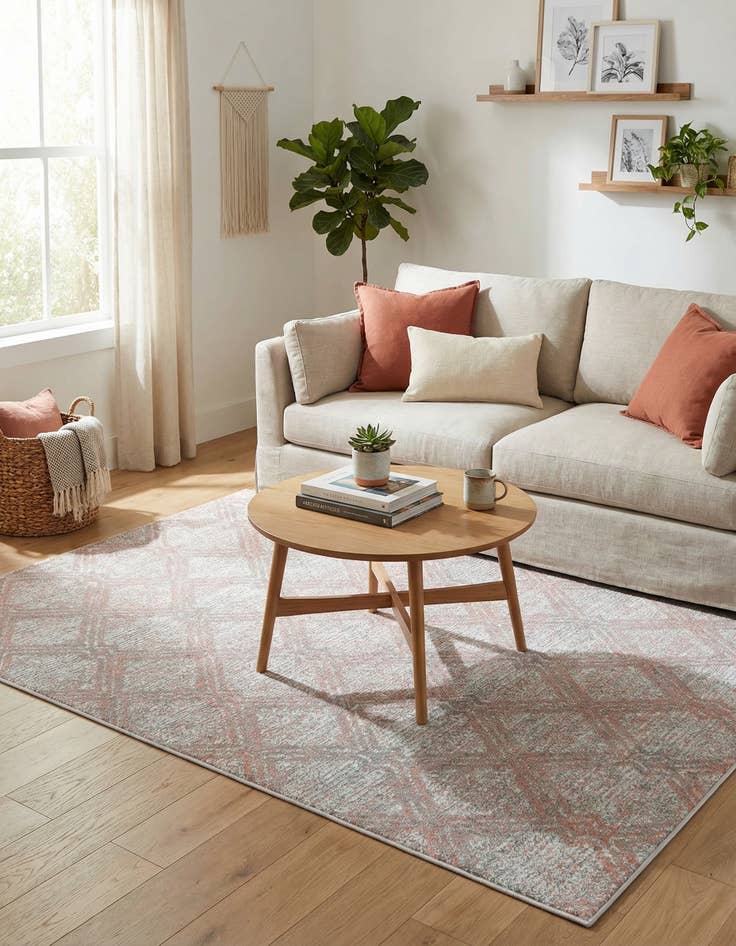 Detail image of 5' 3 x 8' Kamala Washable Rug