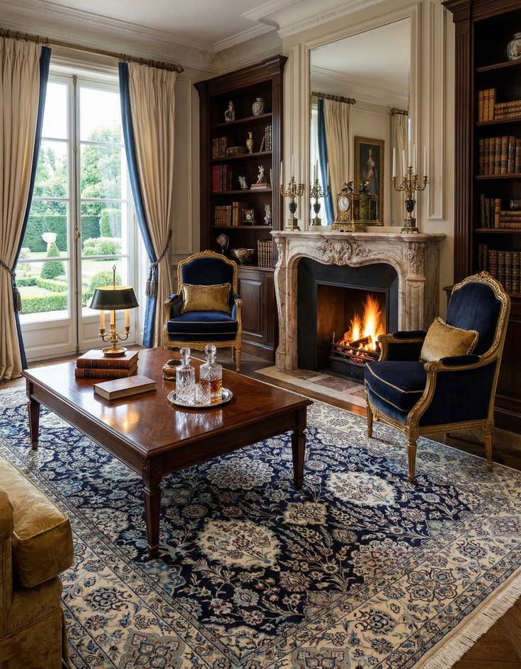 Detail image of 5' 1 x 8' 3 Nain Rug