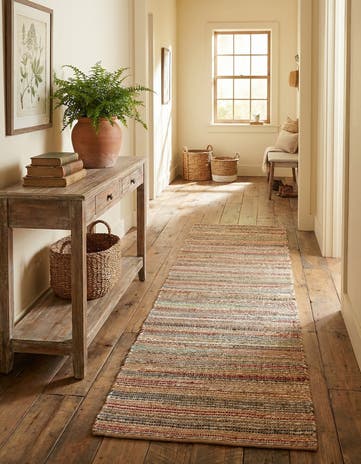 2' x 8' Hand Woven Chunky Jute Runner Rug