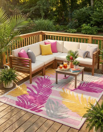 7' 10 x 10' Easy-Clean Aruba Indoor / Outdoor Rug