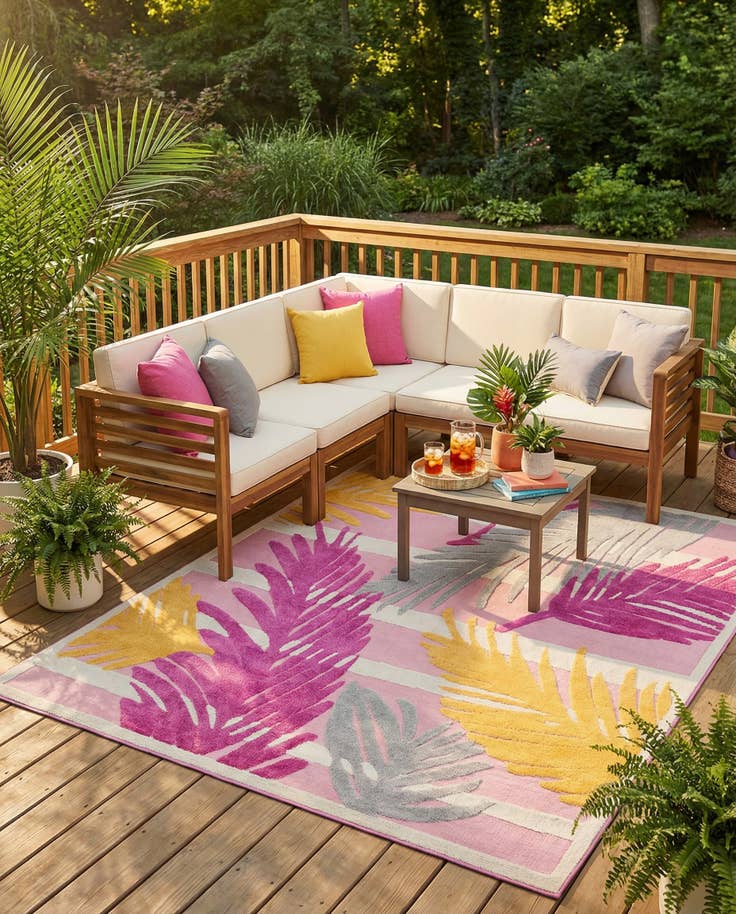 Detail image of 7' 10 x 10' Easy-Clean Aruba Indoor / Outdoor Rug