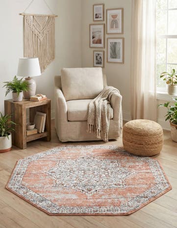 4' x 4' Nyla Octagon Rug