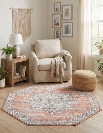4' x 4' Nyla Octagon Rug