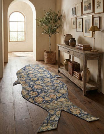 3' 2 x 7' 5 Hand Knotted Ultra Vintage Persian Wool Runner Rug