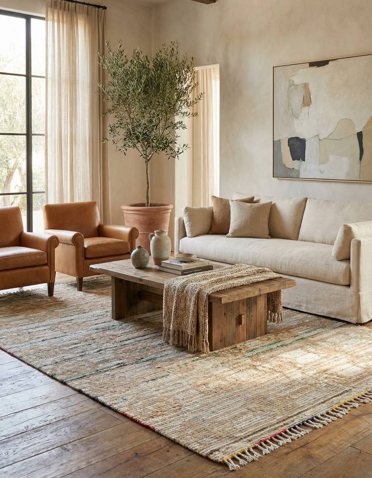 Detail image of 5' x 10' 1  Hand Knotted Moroccan Wool Runner Rug