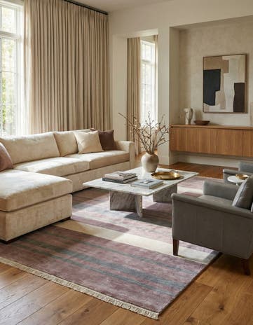 6' 6 x 9' 10 Hand Knotted Darya Wool Rug