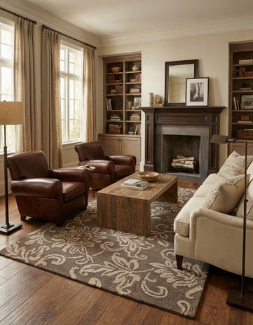 5' 1 x 8' 1 Agra Wool Rug