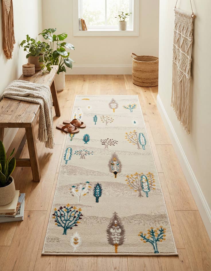 Detail image of 2' x 6' 1 Laguna Runner Rug